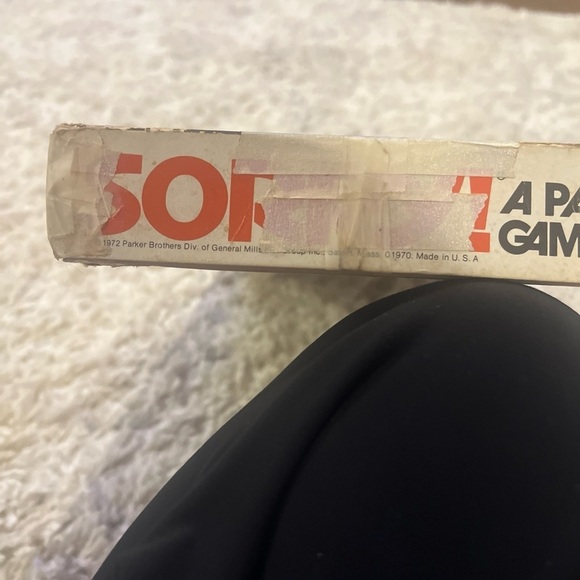 Sorry! Board Game 1972- Full Set 390 - Picture 2 of 6